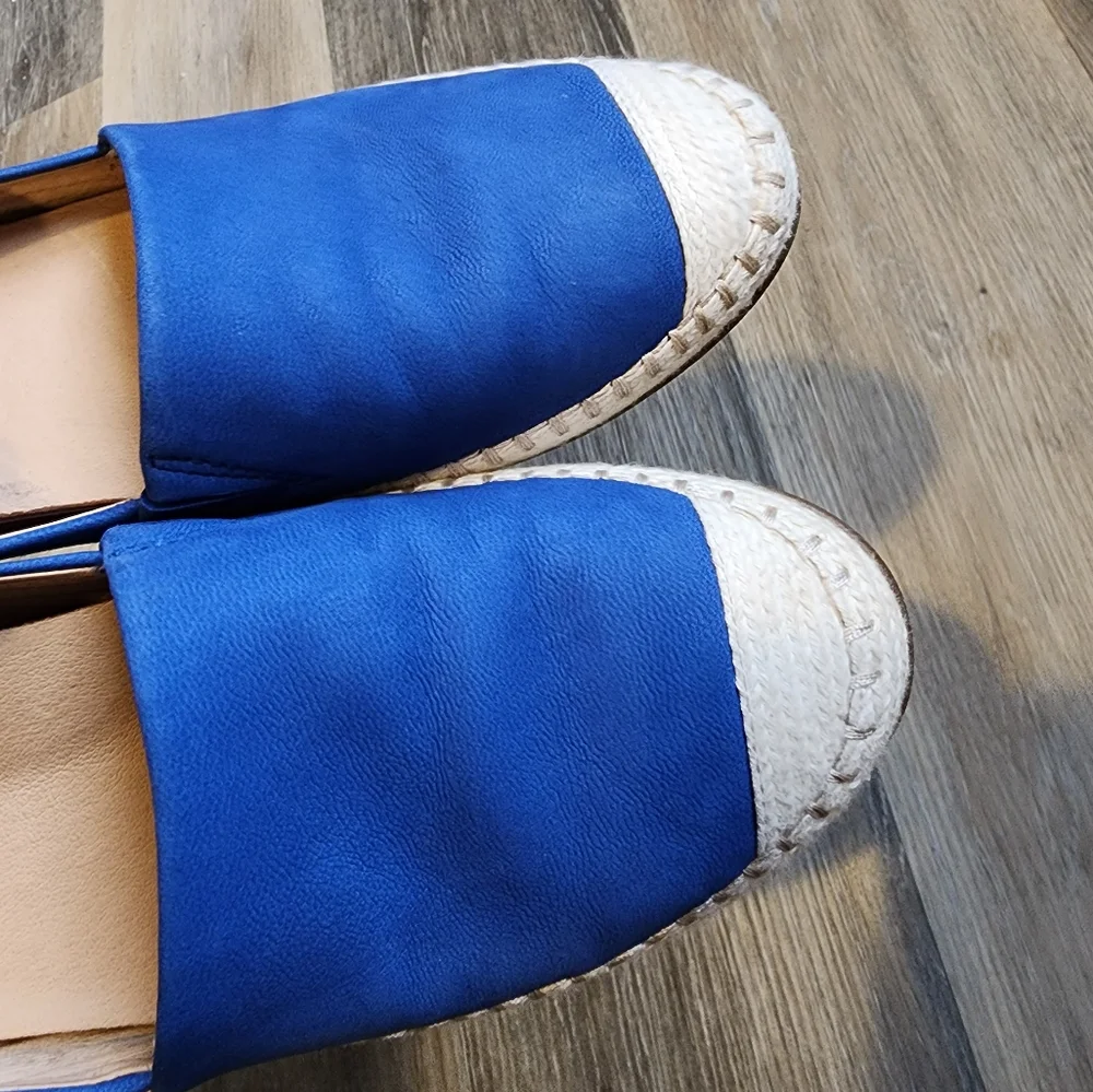 DANSKO LEATHER ESPADRILLES SLIP-ONS